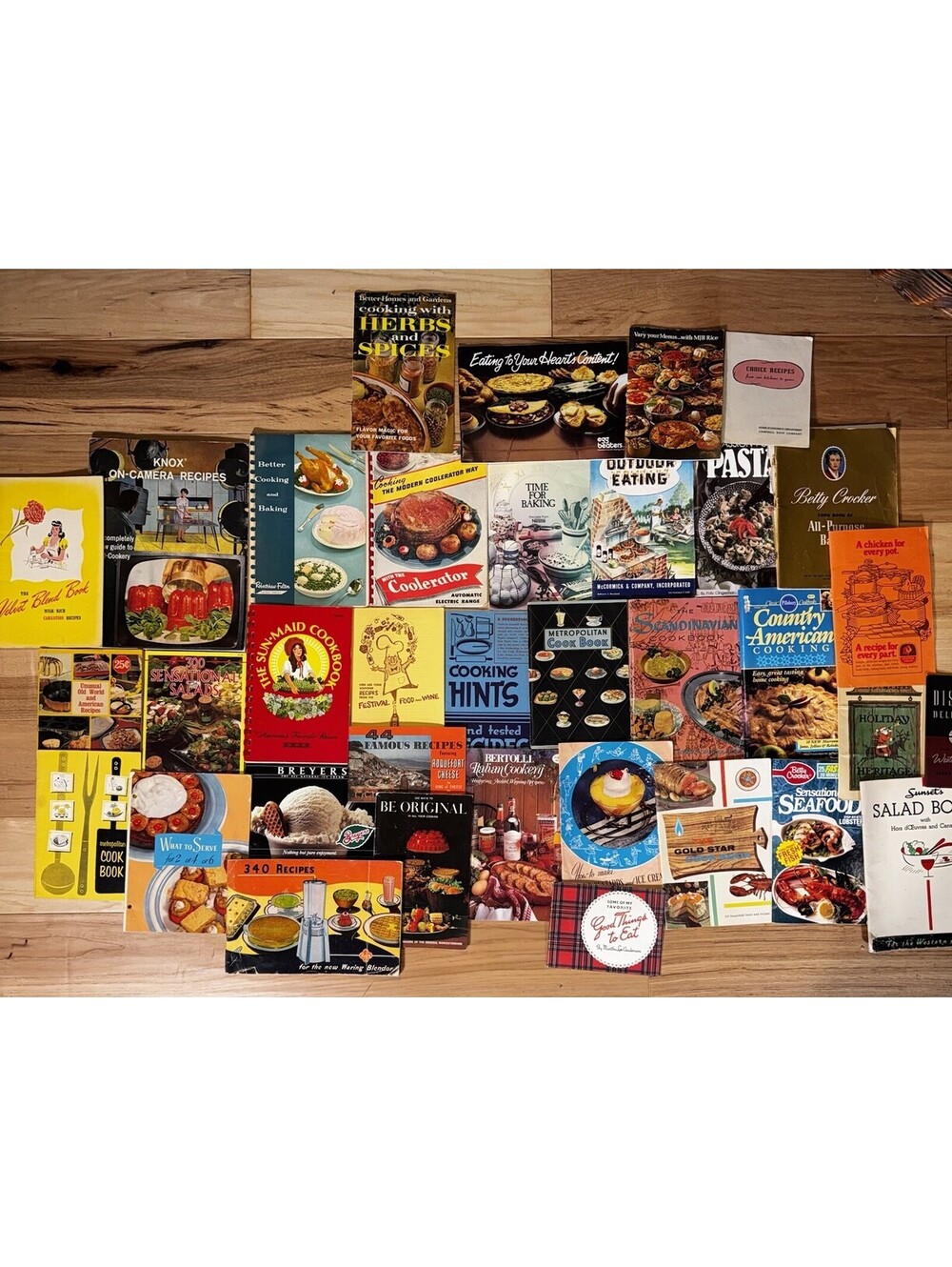 35 Cookbooks Betty Crocker Pillsbury Promo Retro & Unusual Recipes Vintage Lot
